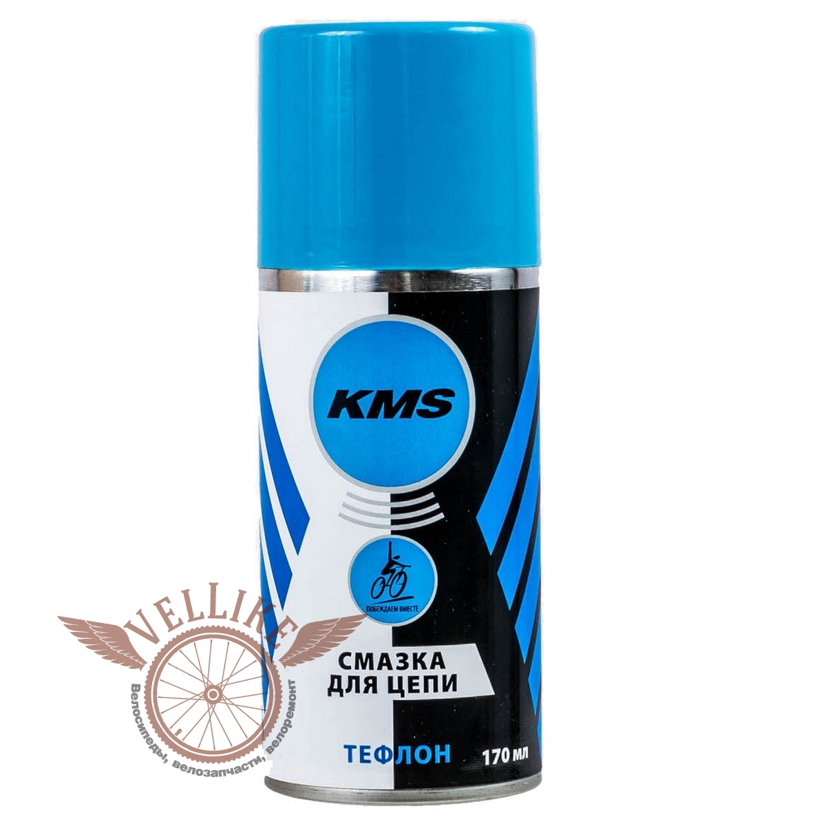 Смазка для цепи с тефлоном, для сухих погодных условий, аэрозоль (баллон 170мл.) "KMS"